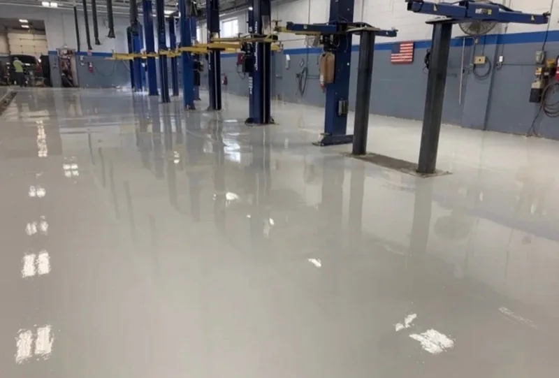 Warehouse epoxy floor Albany Oregon